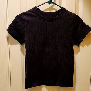 LOFT Black Crew Neck Tee XS/S